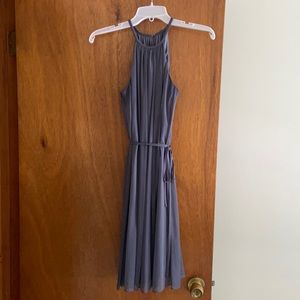 David’s Bridal halter short bridesmaid dress